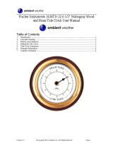 Ambient Weather Fischer Instruments 1434TD-22 User manual