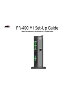 Allied Telesis PR-400 MI Setup Manual