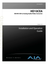 AJA HD10CEA Operating instructions