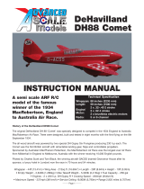 advanced scale models DeHavilland DH88 Comet User manual