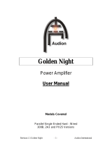 Audion Golden Night 2A3 User manual