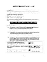 ARDWOLF A1 Quick Start Manuals