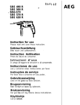 AEG SBE 490 R Instructions For Use Manual
