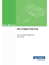 Advantech PCI-1730U User manual