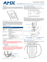 AMX HPX-C5400-CN+A Installation guide
