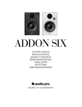 Audio Pro Addon Six Owner's manual