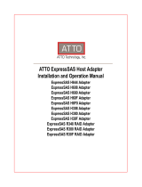 ATTO Technology ExpressSAS H380 Operating instructions