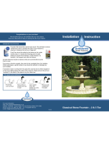 Ambiente 2 Tier Classic Stone Fountain Installation guide