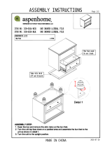 aspenhome ICB-6324-BCH Assembly Instructions