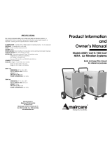 Amaircare 7500 Cart Owner's manual