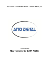 aTTo Digital dotON-MX007 User manual