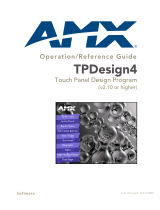 AMX modero NXT-CV10/PB Operation/Reference Manual