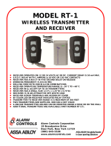 Alarm Controls Corporation RT-1 User manual