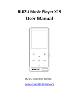 Ruizu X19 User manual