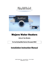 NuWhirl Mojave Inline suction Installation Instructions Manual