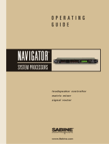 SABINE Navigator NAV240-U User manual