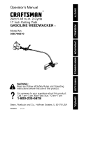 Craftsman WEEDWACKER 358.796270 Owner's manual