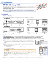 Extron electronics DTP DVI 330 Setup Manual