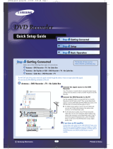 Samsung DVD-R120 Quick Setup Manual