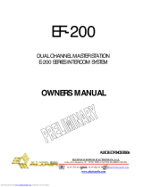 Altair EF-200 Owner's manual