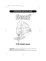 Freud FJ85 Operating Instructions Manual