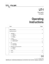 Filsa LIT-1 Operating instructions