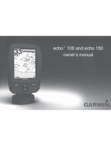 Garmin Echo 150 Owner's manual