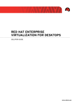 Red Hat ENTERPRISE VIRTUALIZATION FOR DESKTOPS Solution Manual