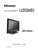 Hisense LCD3204EU User manual