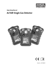 MSA ALTAIR O2 Operating instructions