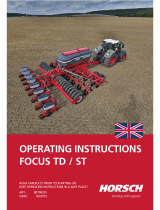 horsch FOCUS ST Operating Instructions Manual
