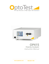 OptoTest OP415 User manual