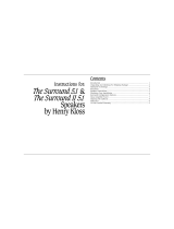 Cambridge SoundWorks The Surround II 5.1 Instructions Manual