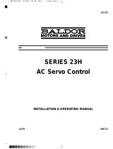 Baldor 23H Series Installation & Operating Manual