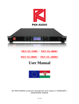 PKN AUDIO XE-2500U User manual