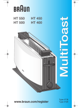 Braun MultiToast HT 550 Owner's manual