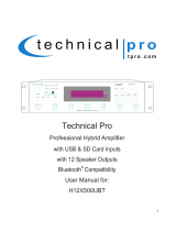 Technical Pro h12x500ubt User manual