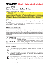Dukane 8788 User manual