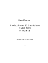 XTR S.A.C. 2AGAK-X4UP User manual