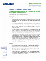 Navitar 356MCL1028 Installation guide