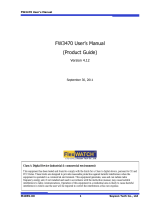 Seyeon FlexWATCH FW3470 User manual