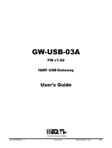 IQRF GW-USB-03A User manual