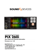 Sound Devices PIX 260i User manual