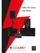Martin Audio CDD-LIVE! Series User manual