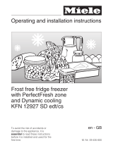 Miele KFN 12927 SD edt/cs Operating instructions