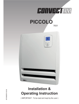 CONVECTAIR Piccolo Installation & Operating Instruction
