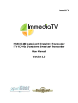 ImmediaTV ITV-XC440c User manual