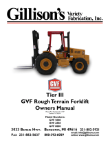 Gillison's Variety Fabrication GVF 6000 Owner's manual