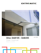 Entre Matic Ditec DAB105 User manual