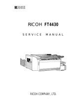 Ricoh FT4430 User manual